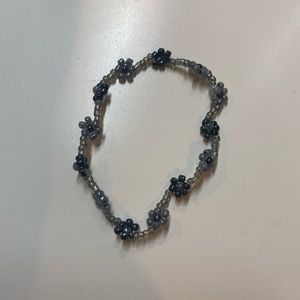 Handmade glass bead bracelet